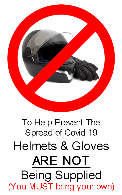 Helmet & Gloves Are Not Supplied